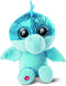NICI Knuffel Draak - Jet-Jet - pluche - blauw - 15 cm - knuffeldier