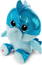 NICI Knuffel Draak - Jet-Jet - pluche - blauw - 15 cm - knuffeldier