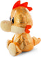 NICI Knuffel Draak - Yo-Yo - pluche - oranje - 15 cm - knuffeldier