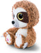 NICI Knuffel Luiaard - bruin/ wit - 15 cm - Heywood - knuffeldier - pluche