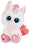 Nici Knuffeleenhoorn Glubschis Junior 15 Cm Pluche Wit/roze