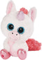 Nici Knuffeleenhoorn Glubschis Junior 15 Cm Pluche Wit/roze