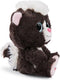 Nici Knuffelstinkdier Glubschis Junior 15 Cm Pluche Zwart
