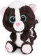 Nici Knuffelstinkdier Glubschis Suppi Junior 25 Cm Zwart/wit