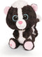 Nici Knuffelstinkdier Glubschis Suppi Junior 25 Cm Zwart/wit