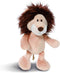 Nici leeuw pluche knuffel - bruin - 20 cm