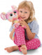 Nici muis Candypop - pluche knuffel - roze - 25 cm