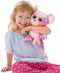 Nici muis Candypop - pluche knuffel - roze - 25 cm