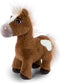 Nici Mystery Hearts Pony/paard Lorenzo pluche knuffel - bruin - 35 cm