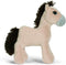 Nici paard/pony pluche knuffel - beige - 16 cm