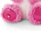 Nici pluche knuffel - pandabeer Monno - wit/roze - 15 cm