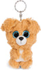 Nici Sleutelhanger Glubschis Hond Junior 9 Cm Pluche Bruin