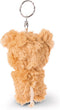 Nici Sleutelhanger Glubschis Hond Junior 9 Cm Pluche Bruin