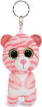 Nici Sleutelhanger Glubschis Tijger Junior 9 Cm Pluche Roze