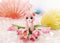 Nici Sleutelhanger Glubschis Tijger Junior 9 Cm Pluche Roze