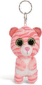 Nici Sleutelhanger Glubschis Tijger Junior 9 Cm Pluche Roze