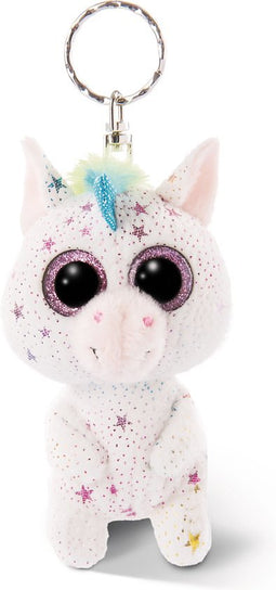 Nici Sleutelhanger Glubschis Unicorn Junior 9 Cm Pluche Wit