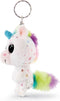 Nici Sleutelhanger Glubschis Unicorn Junior 9 Cm Pluche Wit