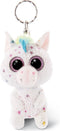 Nici Sleutelhanger Glubschis Unicorn Junior 9 Cm Pluche Wit