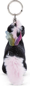 Nici Sleutelhanger Unicorn Yin 9 X 10 Cm Polyester Zwart/roze