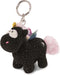 Nici Sleutelhanger Unicorn Yin 9 X 10 Cm Polyester Zwart/roze