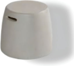 Nick fiberglas bijzettafel/kruk grafiet