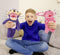 Nicotoy - ScreamerZ Monkey - Aap - Knuffel - Pluche - Geluid - Grappig