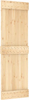 vidaXL - Schuifdeur - met - beslag - 70x210 - cm - massief - grenenhout