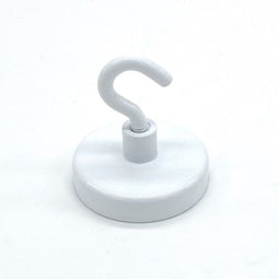 Klika - Plafondmagneet met haak wit 40 mm 12 kg - 40 stuks