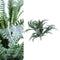 PTMD Fern Plant Gevlokte Varen Kunststruik - 21 x 21 x 26 cm - Groen