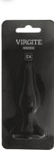 Buttplug met zuignap 11,5 cm - zwart