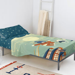 Happy Friday Sheet set 2 pieces The warrior 180x270 cm (Single) Multicolor