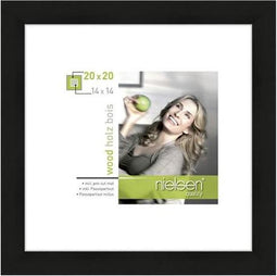 Nielsen Design Nielsen Fotolijst 8988051 Apollon Zwart 20x20 / 14x14 cm