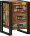 vidaXL - Nachtkastje - - - Kleurrijk, - 40x35x50 - cm, - Massief - Hout, - Gerecycled