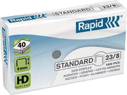 Nieten Rapid 23/8 gegalvaniseerd standaard 1000 stuks