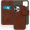 iMoshion Hoesje Geschikt voor iPhone 12 Pro / 12 Hoesje Met Pasjeshouder - iMoshion Uitneembare 2-in-1 Luxe Bookcase - Bruin