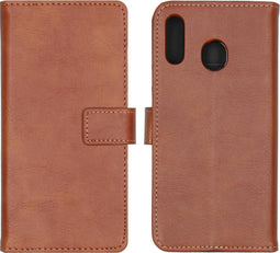 iMoshion Hoesje Geschikt voor Samsung Galaxy M20 Power Hoesje Met Pasjeshouder - iMoshion Luxe Bookcase - Bruin