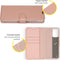 Accezz Samsung Galaxy A23 (5G) - Wallet Softcase Bookcase - 3 pashouders - Rosé Goud