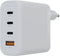 Xtorm 140W GaN² Ultra Adapter - Oplader - 4 poorten - Wit