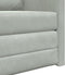 vidaXL - Vloersofa - Enkel - Converteerbaar - Velvet - 74x77x81 - cm - Lichtgrijs