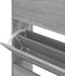 vidaXL - Schoenenkast - 63x24x147 - cm - bewerkt - hout - grijs - sonoma