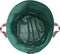 vidaXL - Tuinafvalzakken - met - Handvatten - 12 - stuks - Vouwbaar - Rond - Groen - 272 - L