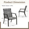 Coast Tuinstoelen - Set van 2 - Ergonomisch - Zwart (2 stuks)