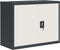 vidaXL - Archiefkast - 90x40x70 - cm - staal - antracietkleurig - en - wit
