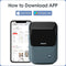 Niimbot - B1 - Labelprinter - Labelmaker - Space Blue - Smart - Bluetooth - Print Breedte 20-50mm - Lichtgewicht - Direct Thermisch - 203dpi - 1500mAh