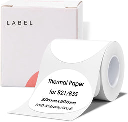 Niimbot - B21/B1/B3S/K3 Labels/Etiketten - 50*50mm - Wit- Rond - 1 Rol