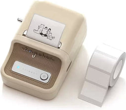 Niimbot B21 Pro Labelprinter - creamy white - draadloos - printbreedte 25-50mm - direct thermisch - 300dpi - 1200mAh