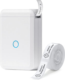 Niimbot - D110 - Labelprinter - Labelmaker - Wit - Draadloos - Lichtgewicht - Direct Thermisch - 203dpi - 1500mAh - Print Breedte 15mm