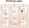 Niimbot - Labels/Etiketten B21/B1/B3S/K3 - 50x70mm - 110 vellen - Wit