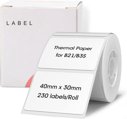 Niimbot - Labels/Etiketten B21(S/Pro)/B1/B3S(Pro)/K3/B31 - Wit - 40*30mm - 230 vellen